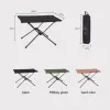 Accessories Foldable Camping Tablealuminum Lightweight Folding Table Compact Roll Up Tables Collapsible Table for Fishing Picnic Bbq