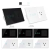 Plugs Tuya Smart Home Wall Socket Us Electrical Plug Outlet 16a Wifi Smart Touch Switch Compatible Alexa Google Home 1/2/3 Gang