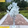 Dekorative Blumen 5/6/10pcs 150 cm hoher Kunstkirschblütenbaum -Gang -Säulen Wegpunkt Wedding -Mittelstücke Blüte