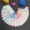 Figurine decorative Sublimazione termica Blank Stock Calco di cotone rivestito con ornamenti per bambini Borsa regalo per bambini