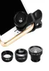 NOUVEAU 067X 3IN1 WIELLE PLUME MACRO FISEYE LENS KITS CAME CAME MOBILLE THELLES MOBILES LES LES OEUX avec clip pour iPhone Samsung All Cell Phon5270166