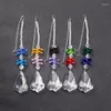 Estatuetas decorativas 5pcs Crystal Guardian Angel SunCatcher Pingente Rainbow Maker Ornamentos de janela pendurados