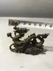 Figurines décoratives Collection chinoise Old Bronze Handmade Dragon Statue Decoration Home Decor