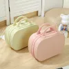 Akschriften draagbaar 14inch handbagage vrouwen reizen cosmetische tas kleine buikspieren met koffer make -uptas voor meisjesopslagorganisator