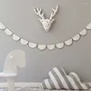 装飾的な置物12旗綿布ペナントフラワーバンティングバナーノルディックスタイルのホームルームウォールハンギング装飾ドロップ