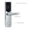 Control Lachco Electronic Card Door Lock Smart Digital RFID Card Lock voor Home Hotel Office Room Freestyle Handle L16043BS