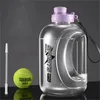FENGTAO Extra Large Cup Ton Sports Straw Cap Water Bottle61 oz 1800 ml95 2800 ml Bottle with Time Mark an 240415