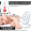 Monitors Lullaby Wireless Video Baby Monitor 2.0 Inch Color Security Camera 2 Way Talk Nightvision Ir Led Temperature Monitoring Vb601