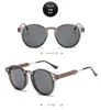 designer sunglasses Antique Fashion Round Frame Black Sunglasses Womens Korean Edition Face Trimming Sunglasses Trendy Sunglasses 6811