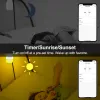 Control GIRIER Smart Wifi LED Bulb E27 9W WCRGB Tuya Smart Dimmable Lamp bulb Color Changing with Music Works with Alexa Google Home