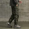 Pantalon masculin automne et hiver à la mode de camouflage couvre les couvertures droites de la jambe lâche décontractée