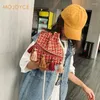 Shoulder Bags Fashion Small Women Leather Bucket Bag Handbag Tassel Drawstring Ethnic Pack Drop