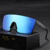 Hoogwaardige luxe hittegolf fietsen merk zonnebril sport samengevoegd lens vrouwen mannen zonnebril UV400 met case