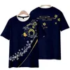 Męskie bluzy touken ranbu 3d T-shirt cosplay gra anime