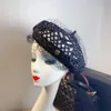 Beretten lente en herfst gaas holle authentiek ademende gevlochten baret winkelen buitenkleding fashion trend millinery