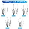 5pcs Sputnik Sinker Surf Pêche de pêche à longue queue Saltater de surf Piinkers Catfish Beach Spider Poids Bass Fishingtackle 240418