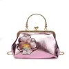 Luxury and Noble Designer Classic Sequin Shining Lacquer Leather Versatile Women's Bag Banquet Handbag