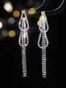 Boucles d'oreilles en peluche prime du sens de luxe léger en forme de drop sabet femelle femelle tempérament doux tempérament