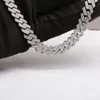 Hip Hop Miami Diamond en gros de la chaîne de liaison cubaine bijoux glacé bling Moissanite