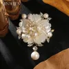 Schmuck klassische vielseitige Naturhülle Rose Brosche Mutter Muschel Blume Brosche Accessoires Großhandel