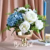 Decorative Flowers Artificial Flower Living Room Ornaments Home Interior Soft Decoration Dining Table Arrangement Silk El Model