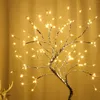 Table Lamps Tabletop Tree Lamp Decoration For Gift Home Decor USB Or Battery Operate Branch 108 LED Copper Wire