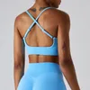 Tenue de yoga nadanbao femme sportive soutien-gorge sans couture de mode respirant arrière croix de sport féminin