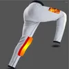 メンズサーマルアンダーウェア520G 3XL膝保護ベルベット厚い冬の男性レギンズタイトロングジョンズプラスサイズタイツウォームパンツ641