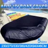 Accessories Surfing Rubber Boat Protective Cover Waterproof Dustproof Iatable Boat Cover Dinghy Fishing Kayak Cover Fishing Boat Cover