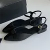 Casual Shoes 2024 Summer Sandals Fashion Pointed Toe Women Sexy High Heels Concise Genuine Leather Chaussure Femme Size 35-40