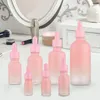 Aufbewahrung Flaschen Tropfenflasche Pink Frosted Essence Kosmetische ätherische Öle Glas