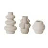 Vasos vaso de bolha cinza cerâmica elegante minimalista para o escritório da cozinha de mesa