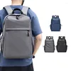 Backpack Solid Color Business College Student Torba lekka wodoodporna podróżna podróżny laptop komputerowy