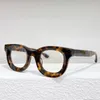 Sonnenbrillen Frames Marke Designer Trendy Style Vintage Acetat Brille Rahmen für Männer und Frauen Retro Round Persönlichkeitsbrille