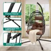 Camp Meubles Chaise suspendue Chaise de jardin extérieure balançoires et balcon Brownfreight Swing gratuit