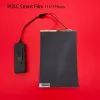 Kontrol 115*175mm Örnek Elektrikli Siyah Renk Self Yapıştırıcı PDLC Film Akıllı Dönen Film Cam Pencere Kapı Tonu Ev Sineması Toplantı Odası