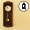 Klockor Tillbehör 2 PCS Pendulum Clock Swing Movement Drive Unit Kit Mekanism Case Plastic Quartz