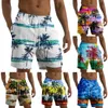 Short masculin Hawaii Vacation plage pour hommes pantalons courts décontractés 3d Bandage de fleur imprimé pantalon de bain pantalon de maillot de bain Trunks