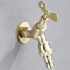 Bathroom Sink Faucets 2024All Copper Flower Art Watering Water Pipe Joint Head Faucet Washing Machine