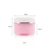 Storage Bottles 30g 50g 100g 150g Plastic Pink Cosmetic Cream Jar With Lids Powder Container Bottle Package F972