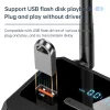 Адаптер New Bluetooth 5.3 Аудио -приемник беспроводной поддержки Udisk Audio Adapter с оптическим домкратом AUX 3,5 мм для динамиков CAR TV PC