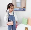 2024 Children Jelly bag Handbag fashion pearl chain hand mini diagonal small bags girls coin wallet