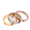 Designer Coppia di moda Carter Titanio Steel Index Ring per uomini e donne Personalità Avanzate Sense incolore R Gioielli