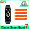 リストバンドXiaomi Mi Band 7スマートブレスレット8カラーアモレッド血液酸素スマートバンドフィットネストレーカー心拍数bluetooth防水マイバンド7