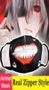 Maschera con cerniera anime Cartoon Kpop Fashion Tokyo Ghoul Maschera Maschere per la faccia della bocca mantengono la maschera di cotone mimetizzante di mimetizzazione mimetizzante 28934416