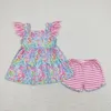 Clothing Sets Baby Girls Outfits Summer Toddlers 4th Of July Wholesale Boutique Short Sleeves Top Shorts Kid Clothes