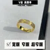 Designer Mode High -Version Gold Dicke plattiert 18k Mijin Weit schmaler Full Sky Star -Ring mit zwei Reihen und drei von Diamanten modischen personalisierten Diamanten