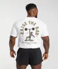 Summer Gym Cotton Mens T-shirt Muscular Men Gym T Shirt Fitness Joggers Pure Cotton Shirt Women Lose Tshirt 240421