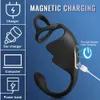 Anello di cazzo vibrante per uomini Plug della prostata Massager Calco Remoto stimolatore anale perineo sexy giocattolo maschile maschile maschile maschile maschio maschio