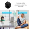 Monitors Escam V380 Mini Wi -Fi IP Camera HD 1080P bezprzewodowa kamera wewnętrzna Nocna Nocna Kamera Dwukierunkowa